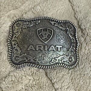 Ariat Intricate Silver Belt Buckle